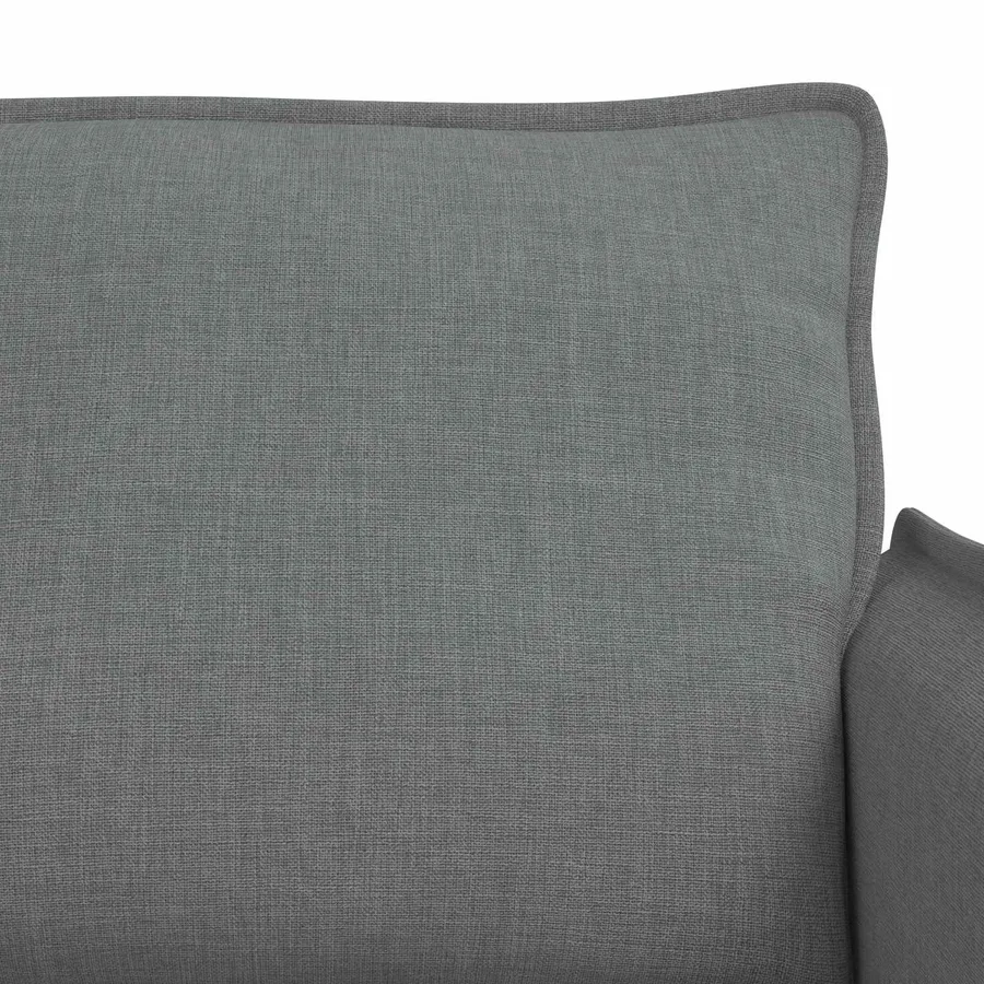 Ensemble de Canapés 2 pcs Gris foncé 136 x 82 x 85 cm Tissu - 6