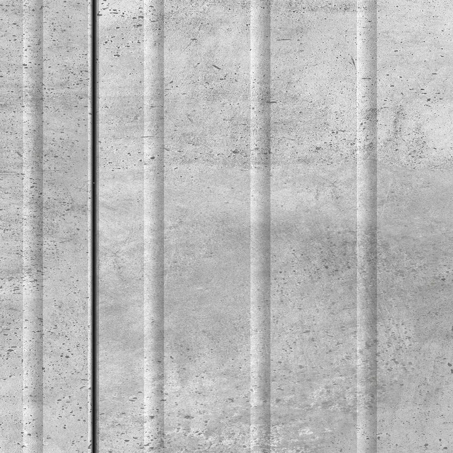 Meuble TV Gris béton 99 x 34,5 x 52 cm Bois d'ingénierie - 8