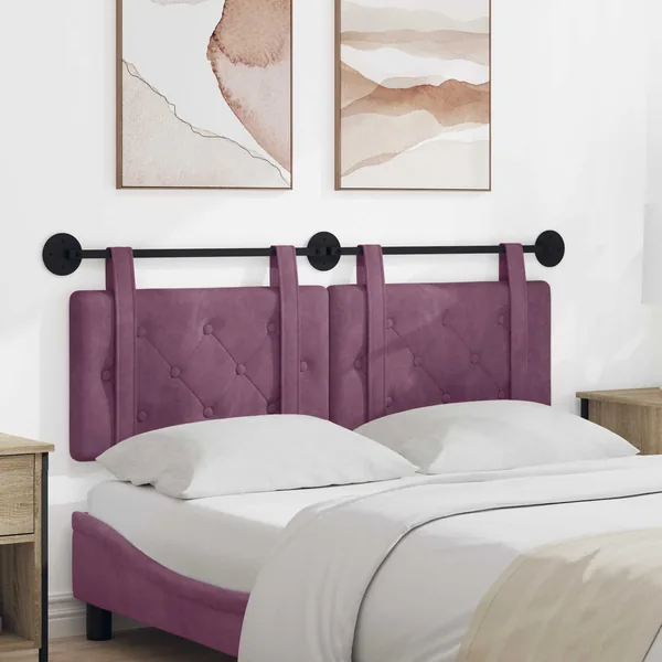 Tête de lit suspendue Pourpre Velours
