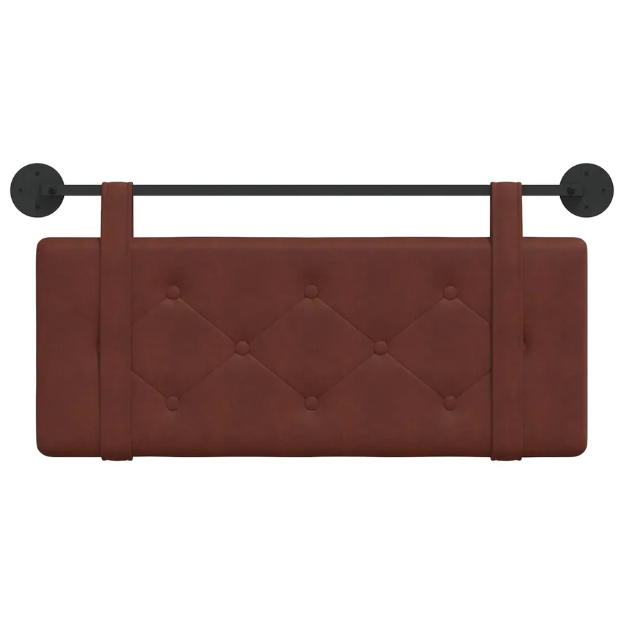 Tête de lit suspendue Brun Brillant PU antique - 5
