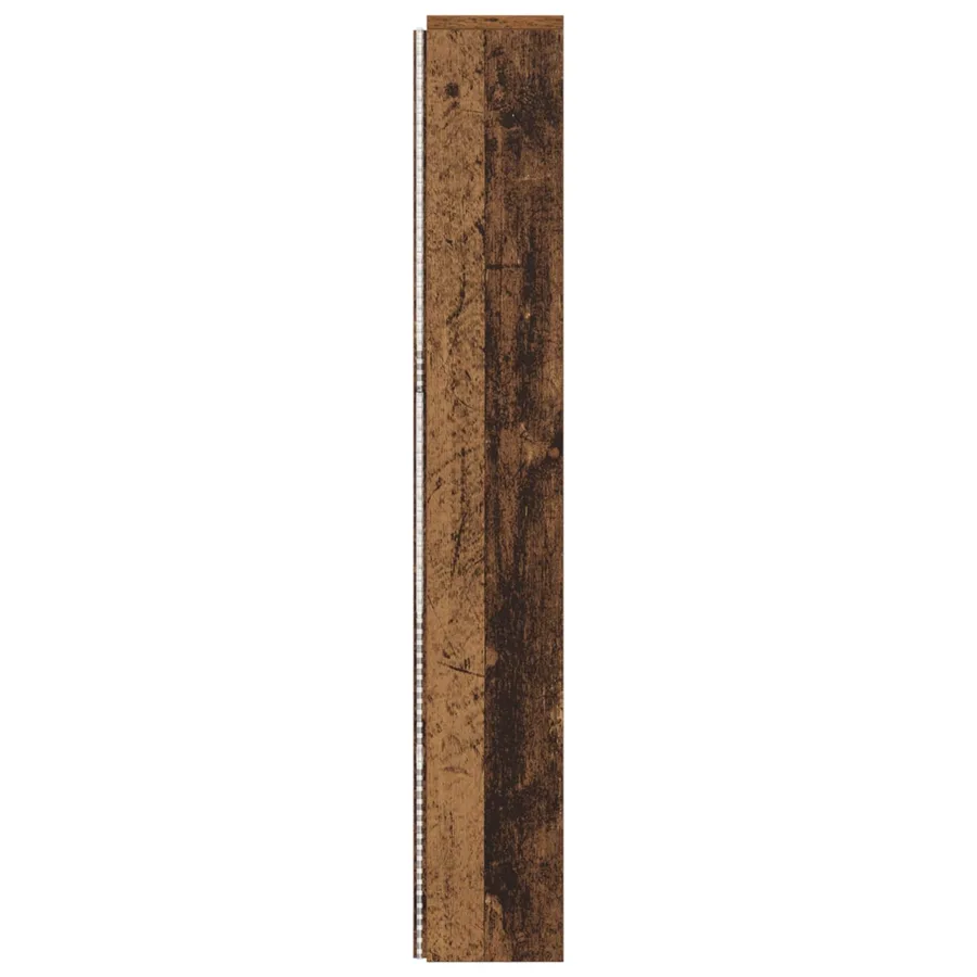 Cabinet de Tête de Lit avec LED Bois ancien Bois d'ingénierie - 6