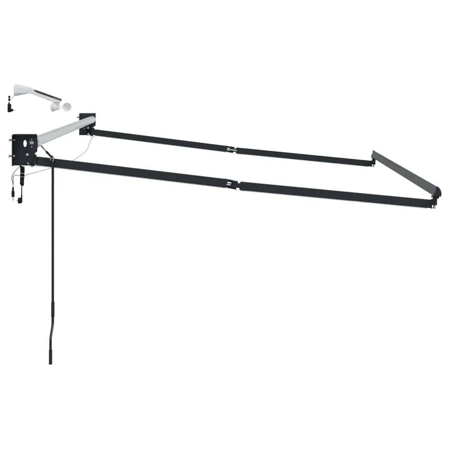 Cadre de store rétractable électrique Anthracite 3 x 2,5 m - 6