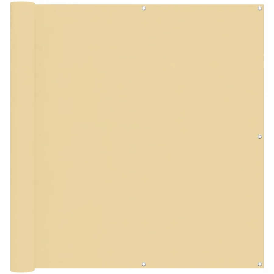 Écran de balcon Sable 110 x 600 cm Tissu Oxford - 2