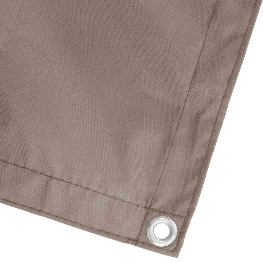 Écran de balcon Taupe 100 x 200 cm Tissu Oxford - 3