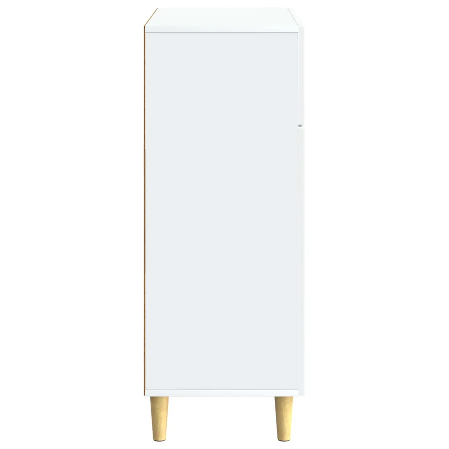 Buffet Blanc 66 x 34,5 x 90 cm Bois d'ingénierie - 7