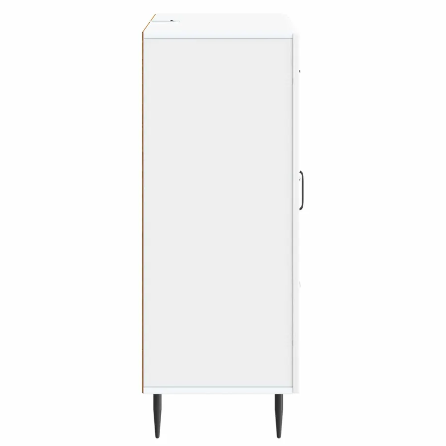 Buffet Blanc 66 x 34,5 x 89,5 cm Bois d'ingénierie - 7