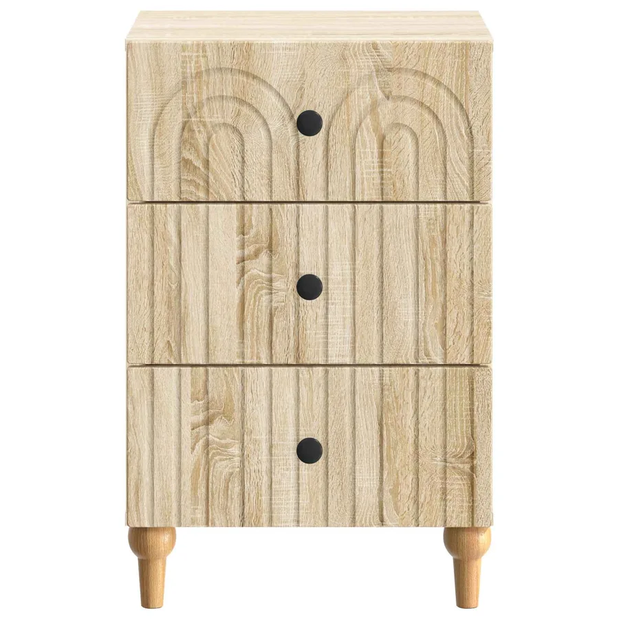 Cabinet de chevet avec tiroir Chêne Sonoma 43 x 41 x 66,5 cm - 5