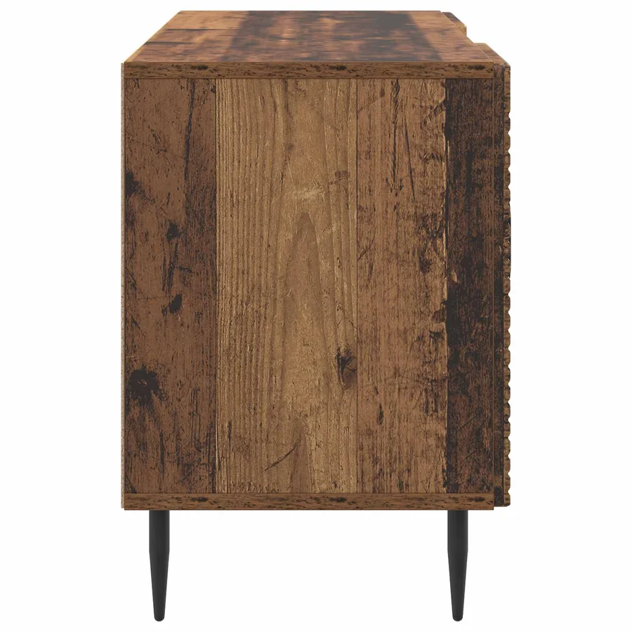 Meuble TV Bois ancien 102 x 34,5 x 50 cm Bois d'ingénierie - 7