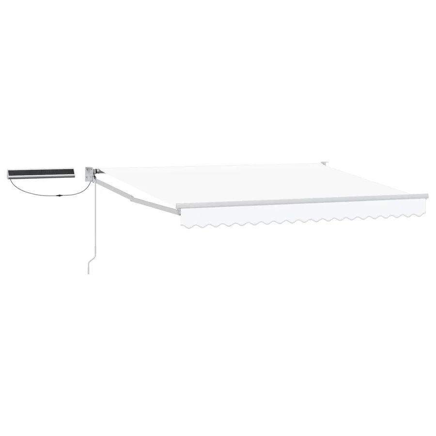 Auvent rétractable électrique Blanc 3,5 x 2,5 m - 2