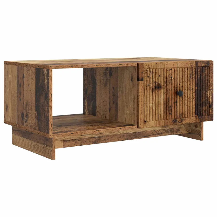Table basse Bois ancien 90 x 50 x 40 cm Bois d'ingénierie - 2