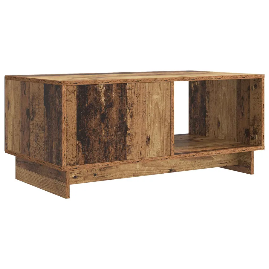 Table basse Bois ancien 90 x 50 x 40 cm Bois d'ingénierie - 7
