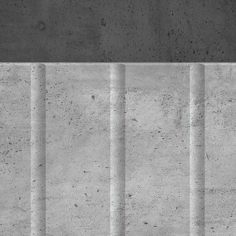 Meuble TV Gris béton 102 x 34,5 x 50 cm Bois d'ingénierie - 10