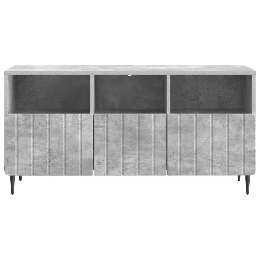 Meuble TV Gris béton 102 x 34,5 x 50 cm Bois d'ingénierie - 6