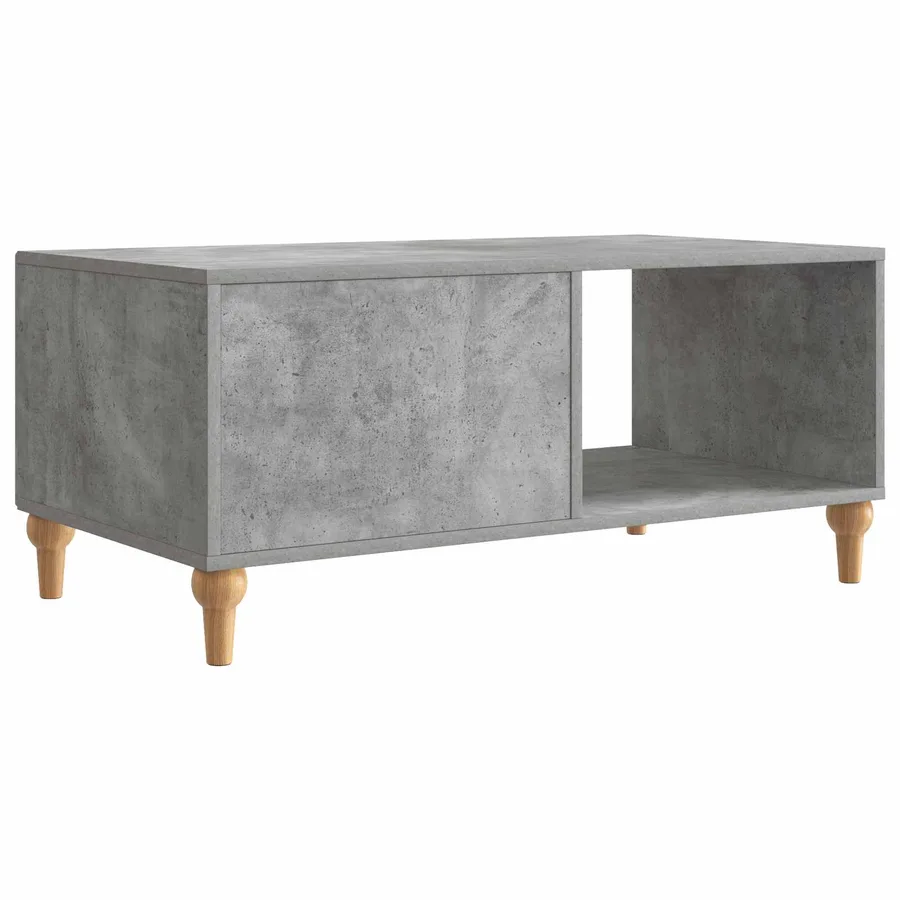 Table basse Gris béton 90 x 50 x 40 cm Bois d'ingénierie - 7