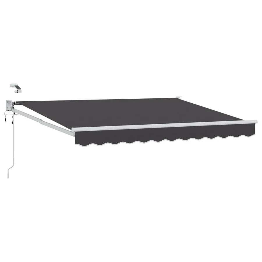 Auvent rétractable électrique Anthracite 3,5 x 2,5 m - 2