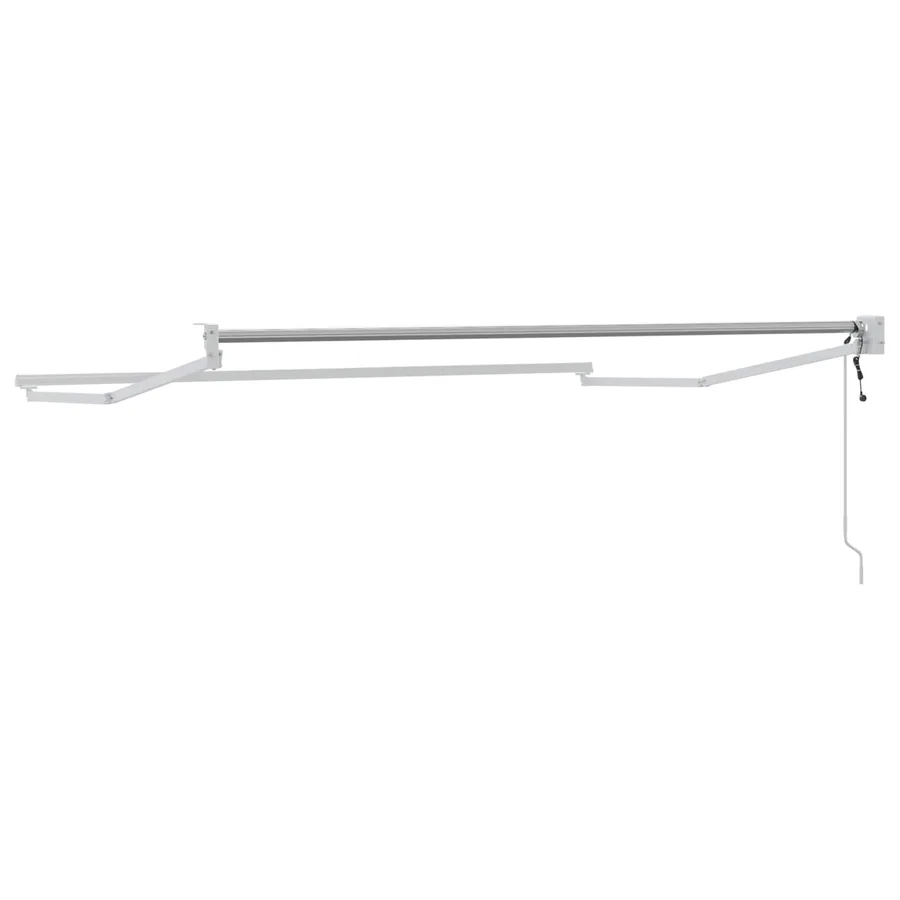 Cadre de store rétractable électrique Blanc 2,5 x 2 m Aluminium - 5