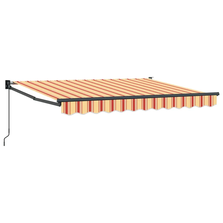 Auvent rétractable Jaune, Orange et Blanc 3,5 x 2 m - 2