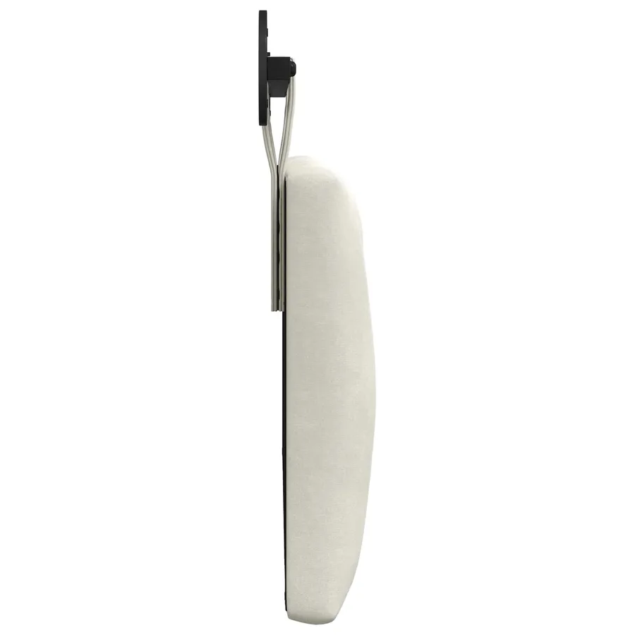 Tête de lit suspendue Avec lumière LED Crème Velours - 6