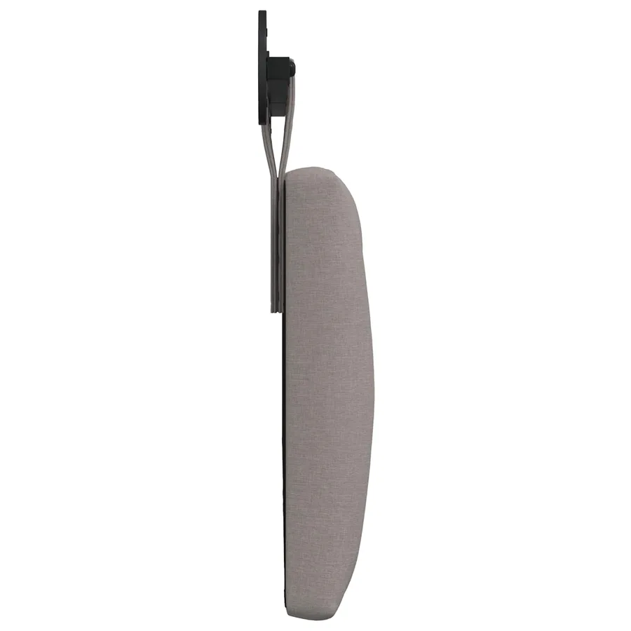 Tête de lit suspendue Taupe Tissu - 6