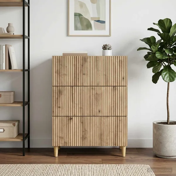 Armoire à tiroirs 66 x 34,5 x 90 cm Bois d'ingénierie