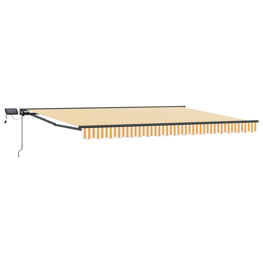Cadre de store manuel avec LEDs 4,5 × 3 m - 2