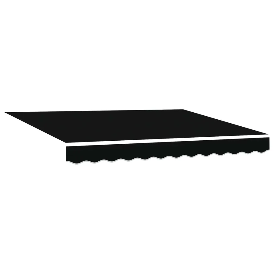Auvent rétractable électrique Noir et Blanc 3,5 x 2,5 m - 4