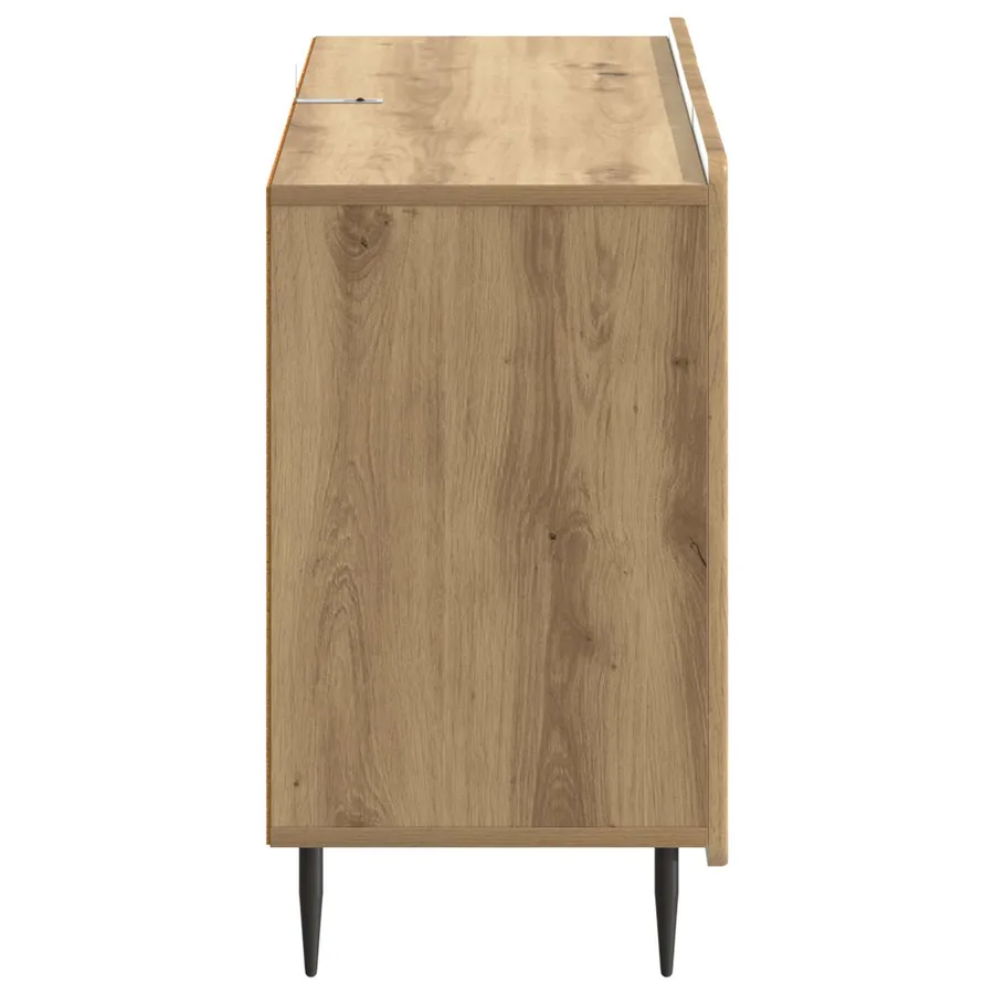 Buffet Chêne artisanal 89 x 34,5 x 62 cm Bois d'ingénierie - 7
