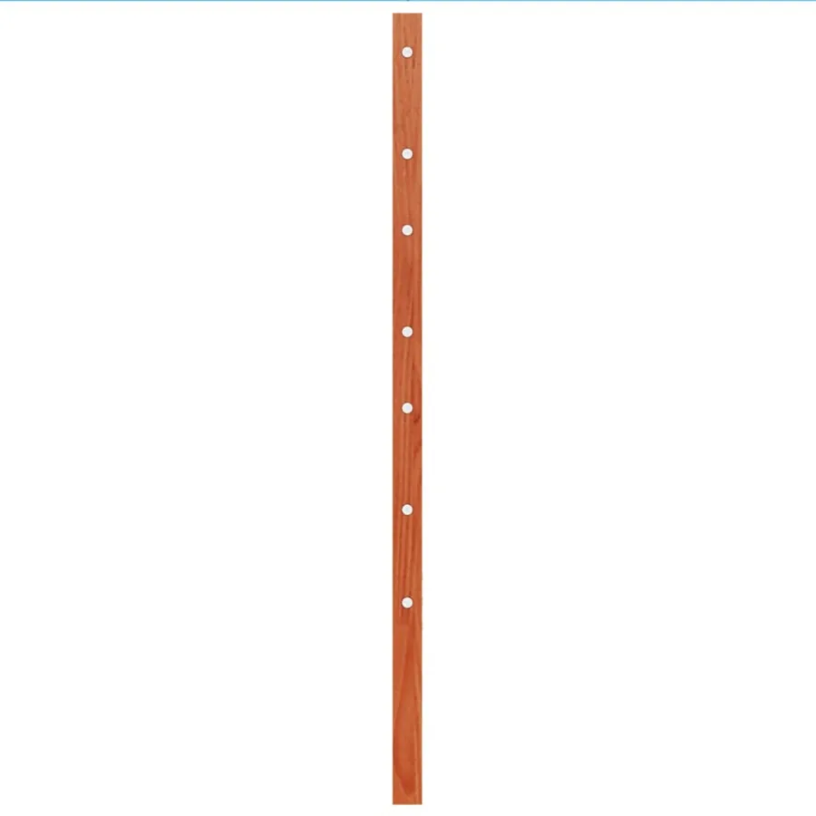 Tête de lit cire marron 100 cm bois massif de pin - 5