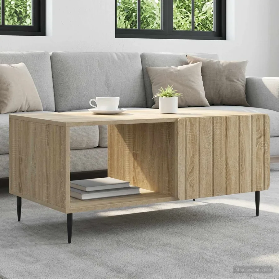 Table basse Chêne Sonoma 90 x 50 x 40 cm Bois d'ingénierie
