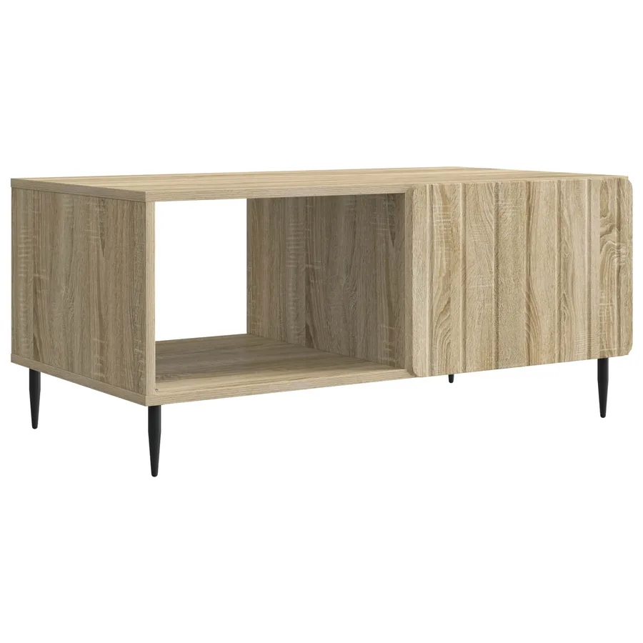 Table basse Chêne Sonoma 90 x 50 x 40 cm Bois d'ingénierie - 2