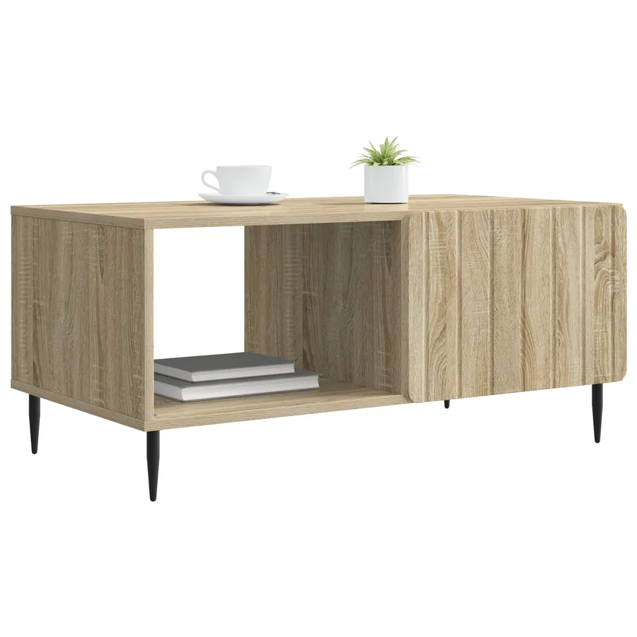 Table basse Chêne Sonoma 90 x 50 x 40 cm Bois d'ingénierie - 3