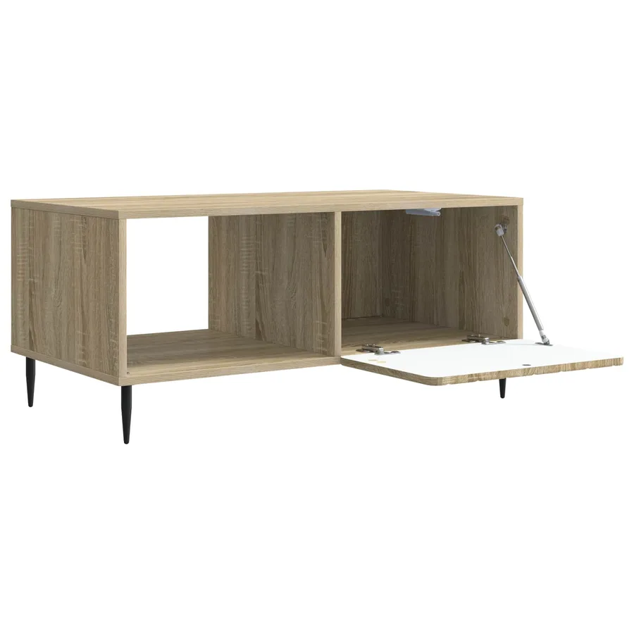 Table basse Chêne Sonoma 90 x 50 x 40 cm Bois d'ingénierie - 4