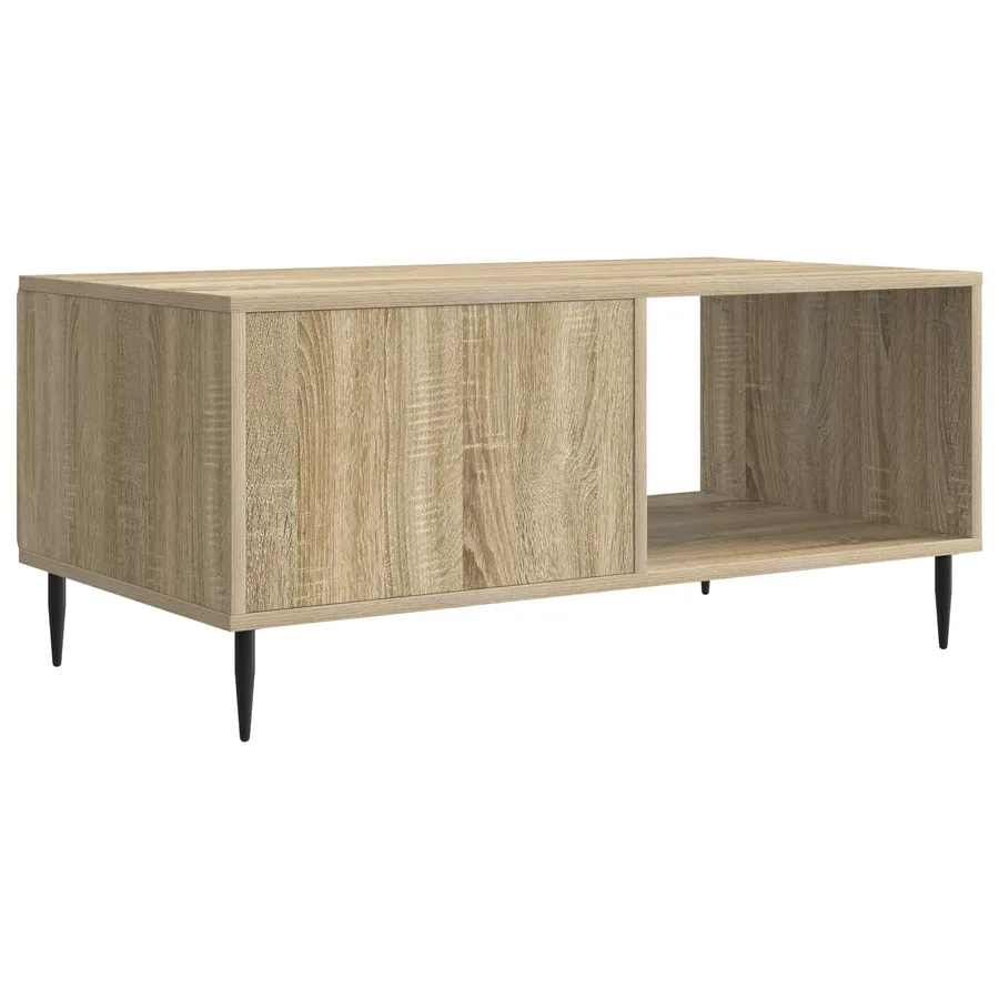 Table basse Chêne Sonoma 90 x 50 x 40 cm Bois d'ingénierie - 7