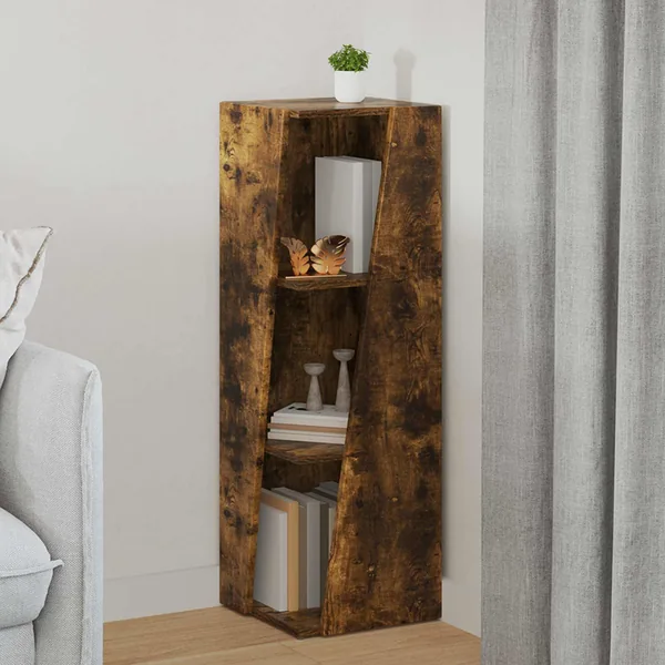 Étagère latérale Chêne fumé 33 x 32 x 100,5 cm