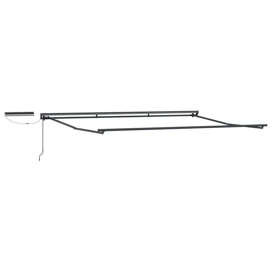 Cadre de store rétractable électrique Anthracite 4,5 × 3 m - 2
