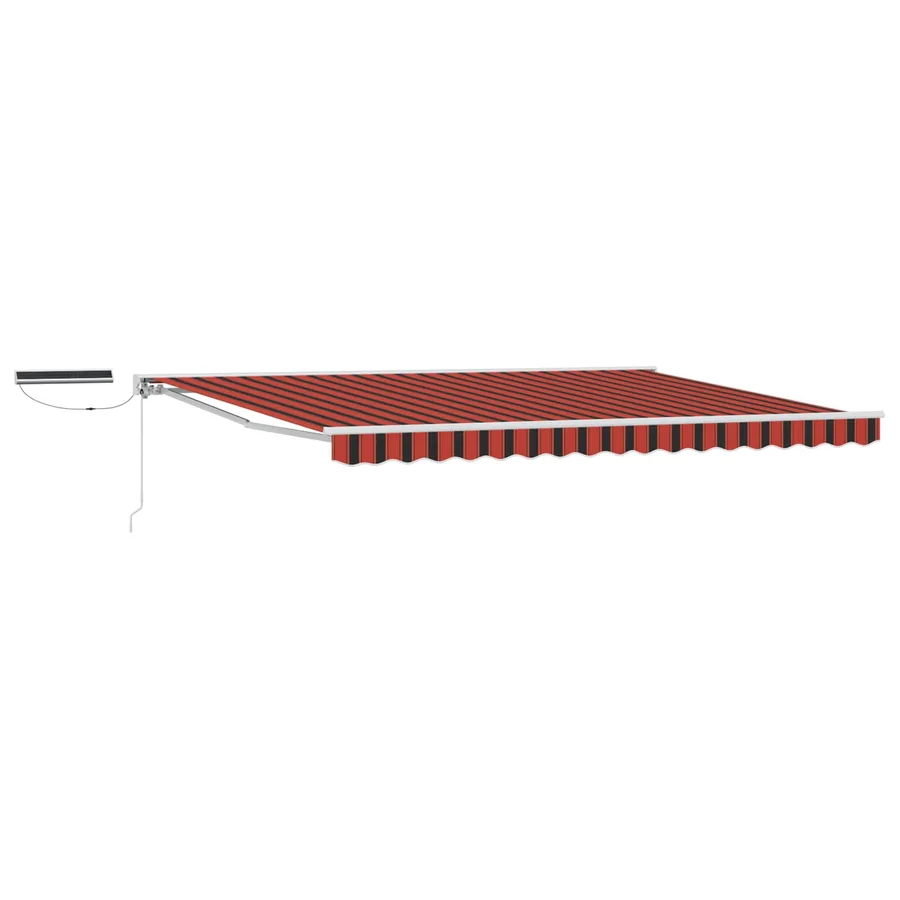 Auvent rétractable électrique Orange, Noir et Blanc 4,5 × 3 m - 2
