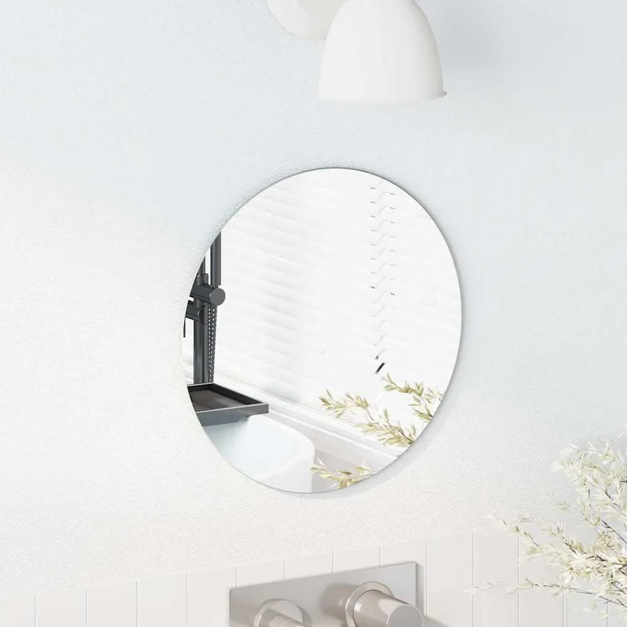 Miroir mural Rond Ø 30 cm verre trempé - 3