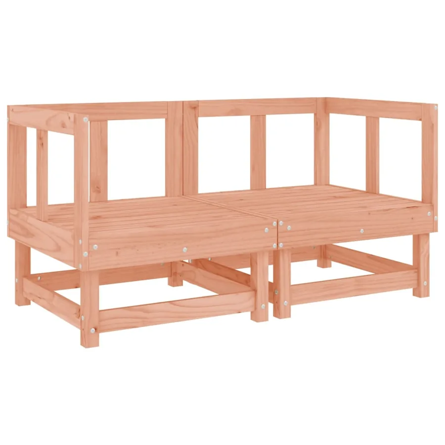 Canapés d'angle de jardin 2 pcs bois massif douglas - 2