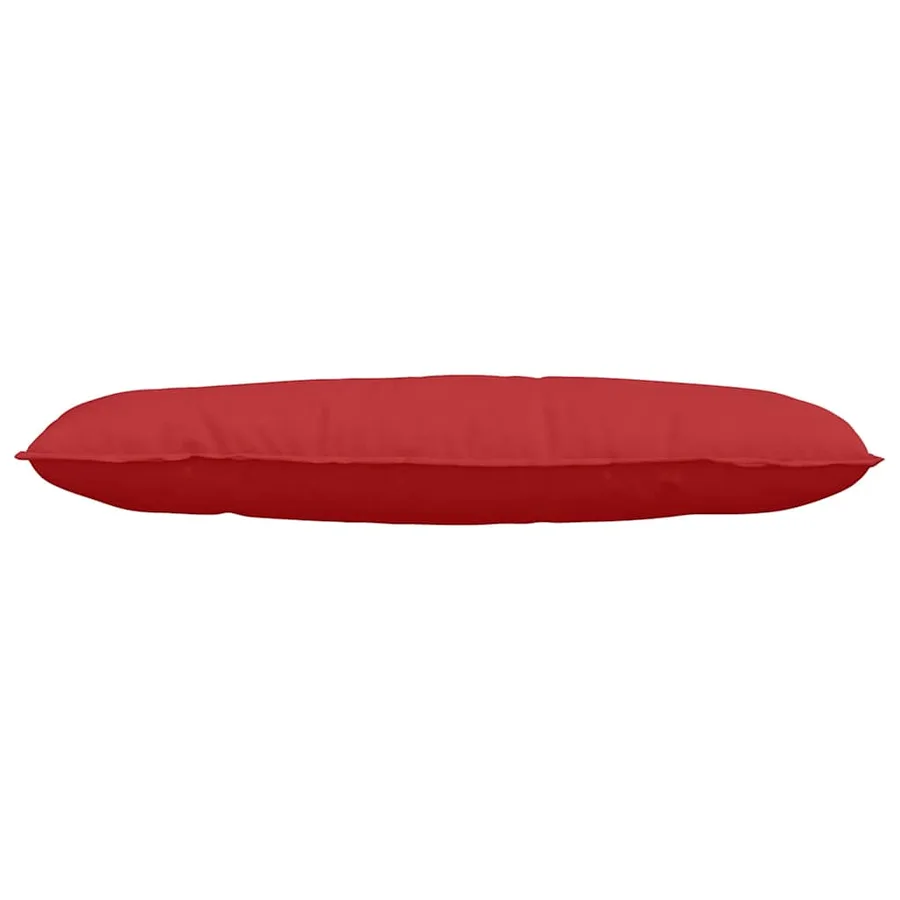 Coussin de Dos Rouge 120 x 19 x 50 cm tissu - 5
