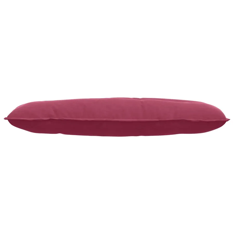 Coussin de Dos Bordeaux 120 x 50 cm Tissu en velours côtelé - 5