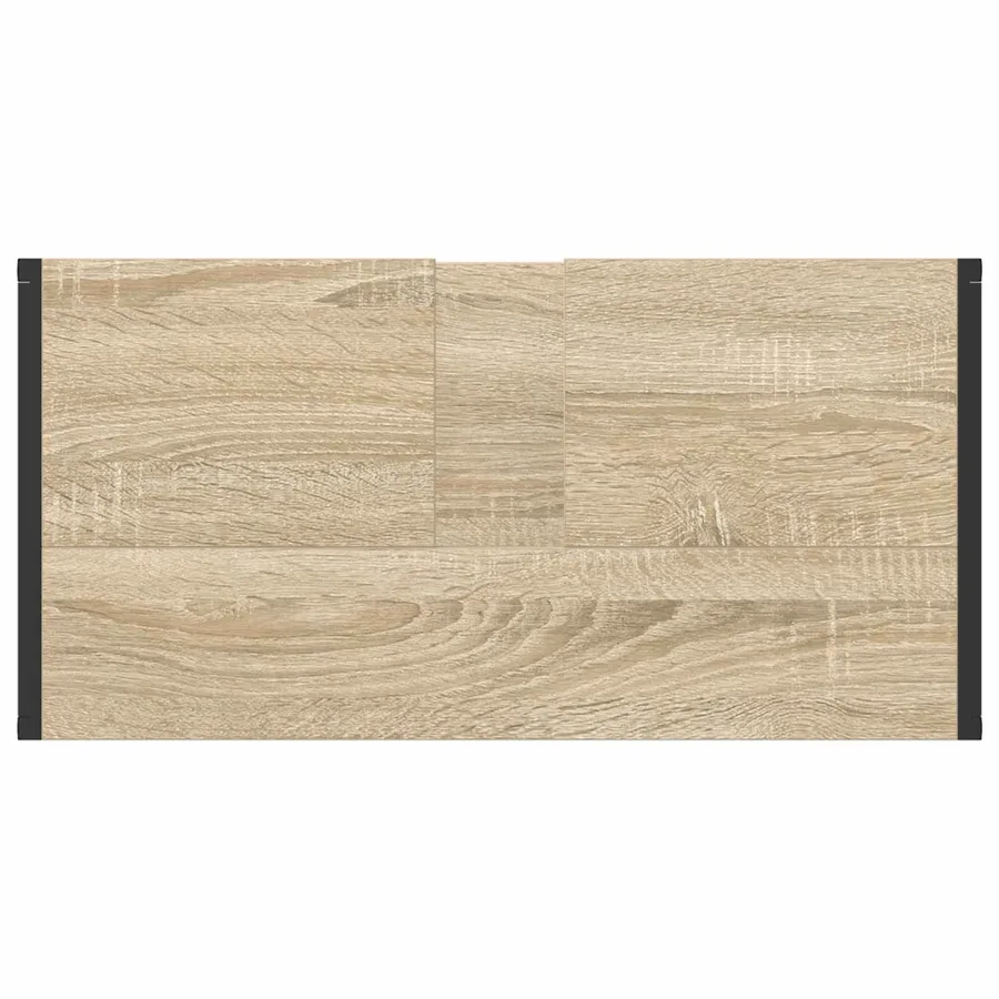 Ensemble de mobilier de salle de bain avec tiroir Chêne Sonoma - 11