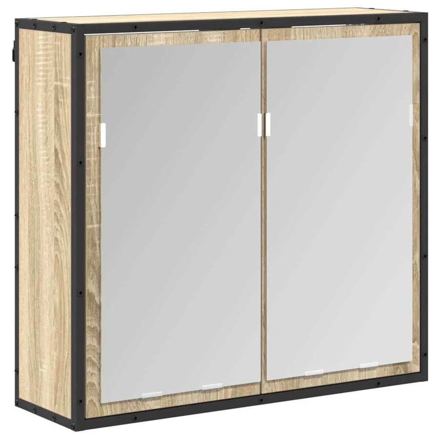 Ensemble de mobilier de salle de bain avec tiroir Chêne Sonoma - 6