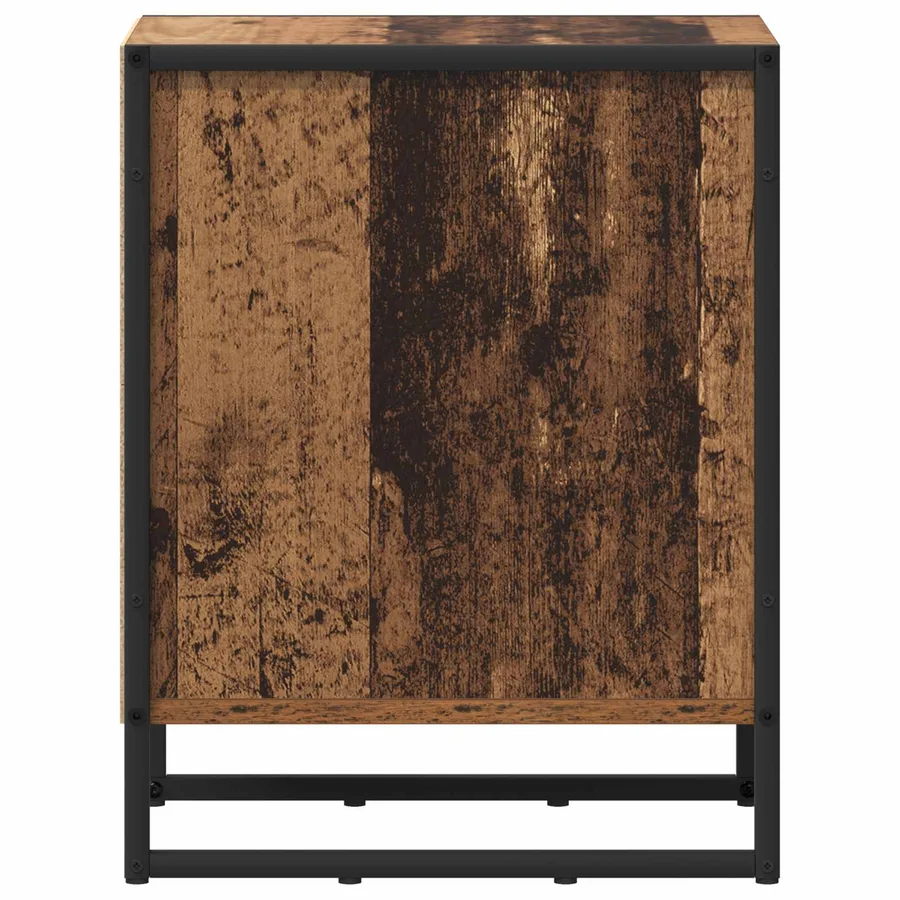 Table de chevet 2 pcs Bois Ancien 39.5 x 30 x 50 cm - 7