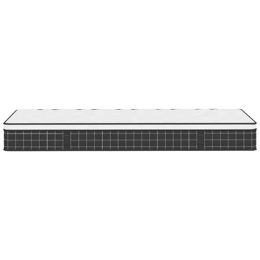 Matelas à ressorts Bonnell Moyen 80 x 200 cm Blanc - 5