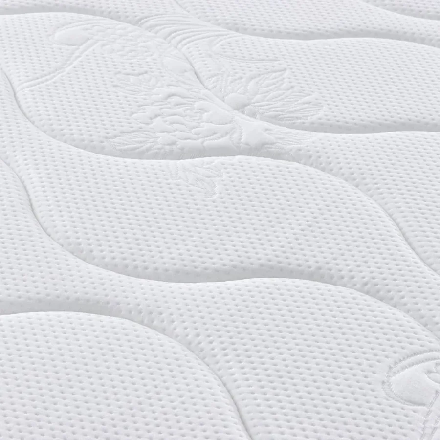 Matelas à ressorts Bonnell Moyen 80 x 200 cm Blanc - 7