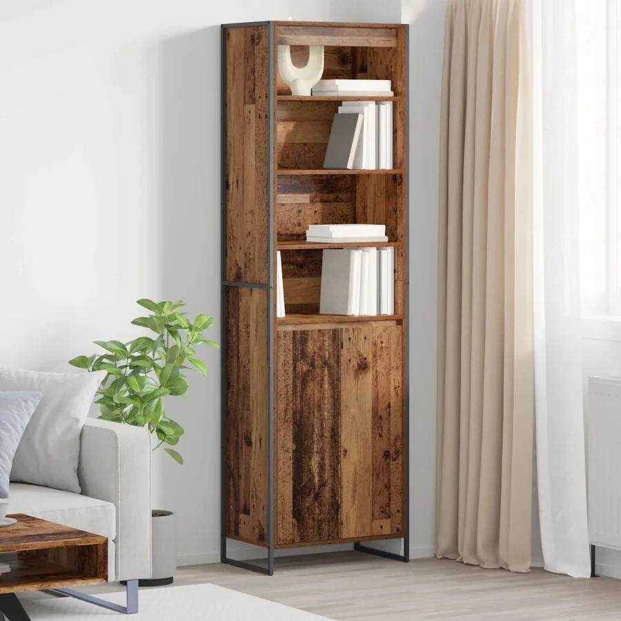 Armoires Hautes Bois Ancien 60 x 36 x 200 cm Bois d'ingénierie