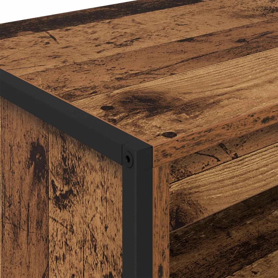 Armoires Hautes Bois Ancien 60 x 36 x 200 cm Bois d'ingénierie - 9