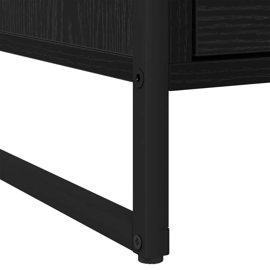 Table de chevet avec tiroir 2 pcs Chêne noir 50 x 39,5 x 50 cm - 8