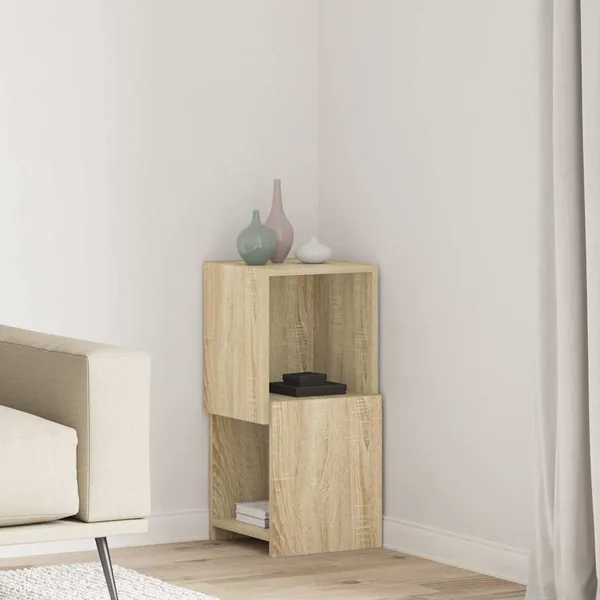 Meuble d'angle Chêne Sonoma 30,5x30x65cm Bois d'ingénierie
