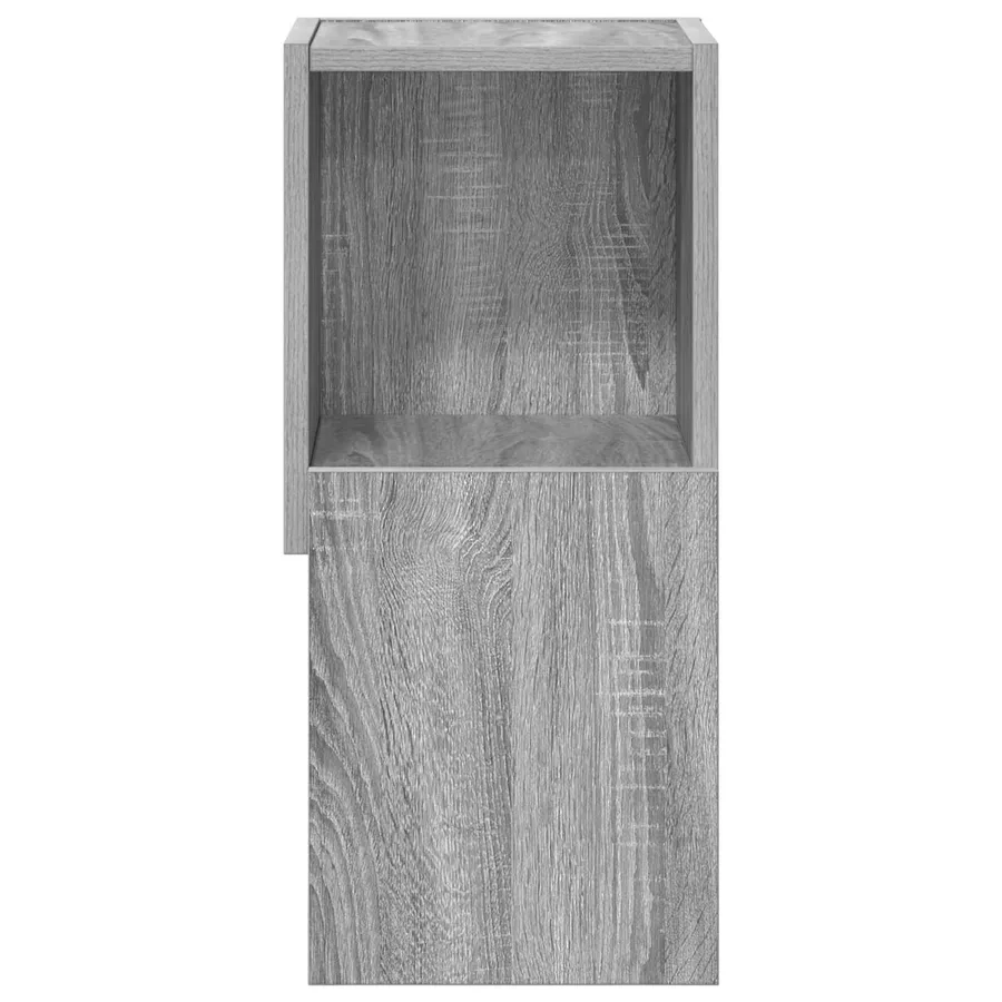 Meuble d'angle Gris Sonoma 25,5x25x55cm Bois d'ingénierie - 5